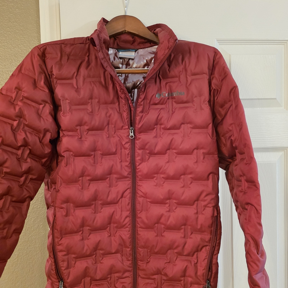 Columbia Red Puffer Jacket